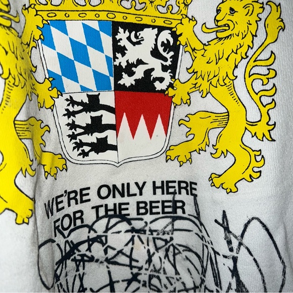 1 of 1 Custom E30 BMW Bavarian Crewneck Sweatshirt Vintage 80s Hanes Size L - Picture 3 of 9